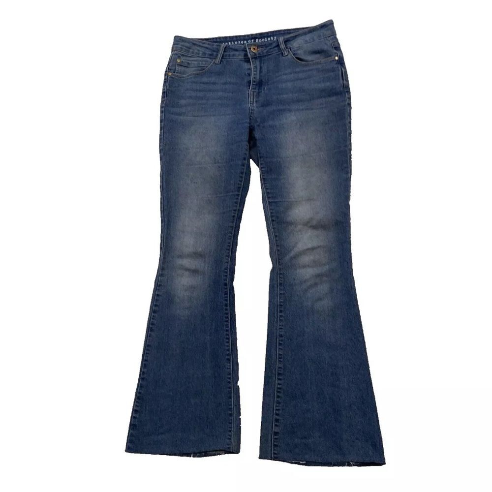 ARTICLES OF SOCIETY Jeans Womens 9/29 Flare Bootcut Cowgirl Blue Gates Wash